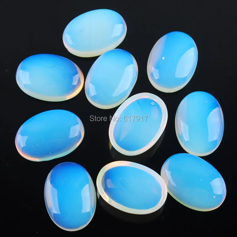 Бесплатная доставка натуральный белый опал овальные драгоценные камни кабошон