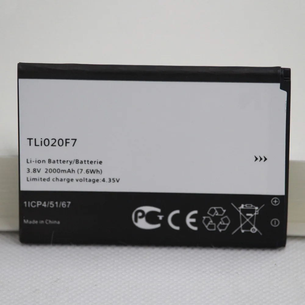2000 мА/ч, TLI020F1 Батарея для Alcatel One Touch Pop 2 5042d C7 7040 OT-7040 OT-7040D 5010 5010D OT5010 OT5010D телефон Батарея