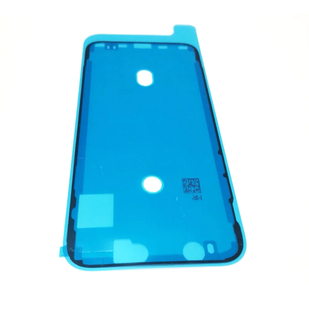 20 штук упак. LCD водонепроницаемая клейкая рамка наклейка синий лист для iPhone X XR XS