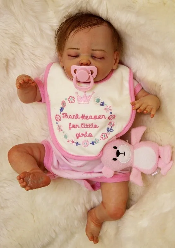 Haute Qualite Bebe Poupee Reborn Jouets Silicone Reborn Poupees Dormir Nouveau Ne Bebes Vraies Poupees Bebe Vivant Reborn Bonecas 24 Off
