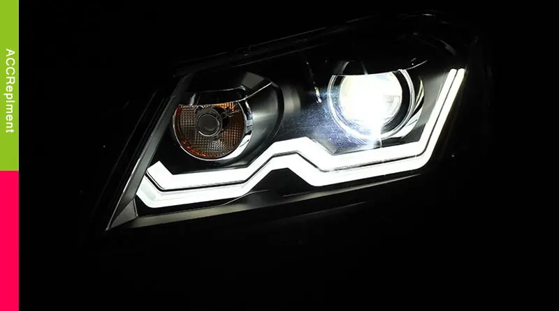 Автомобильный Стайлинг головная лампа для VW Passat B7 светодиодные фары 2011- Европейская версия Passat drl H7 hid Биксеноновые линзы ближнего света