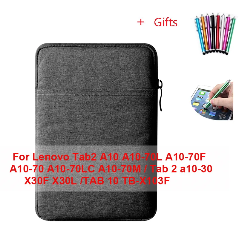 For Lenovo A10-70LC Чехол для планшета lenovo Tab E10 10,1 Tab2 A10 A10-70L 70LC TB-X104 Tab 2 A10-30 TAB 10 Tab3 крышка из закаленного стекла+ ручка - Цвет: For Lenovo A10-70LC