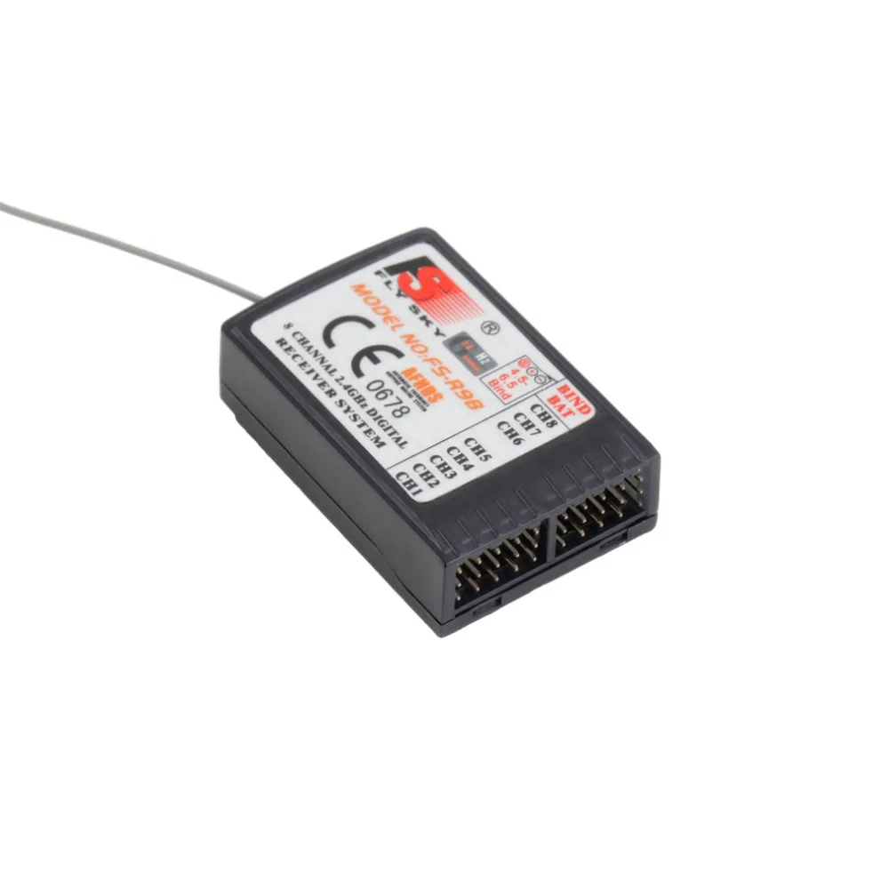 5pcs/lot Original FS-R9B FlySky 2.4Ghz 8CH Receiver For RC FS-TH9X FS-TH9B 9ch Transmitter Airplanes Wholesale | Игрушки и хобби