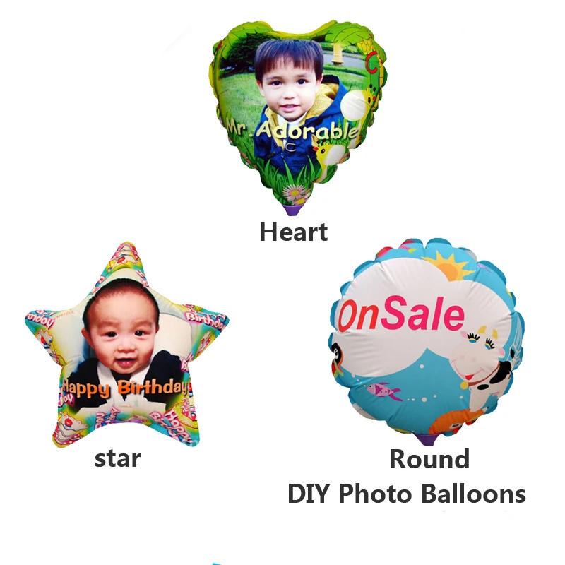 А4 Размер Diy украшение партии фото воздушного шара/партия струйная печать DIY Фото