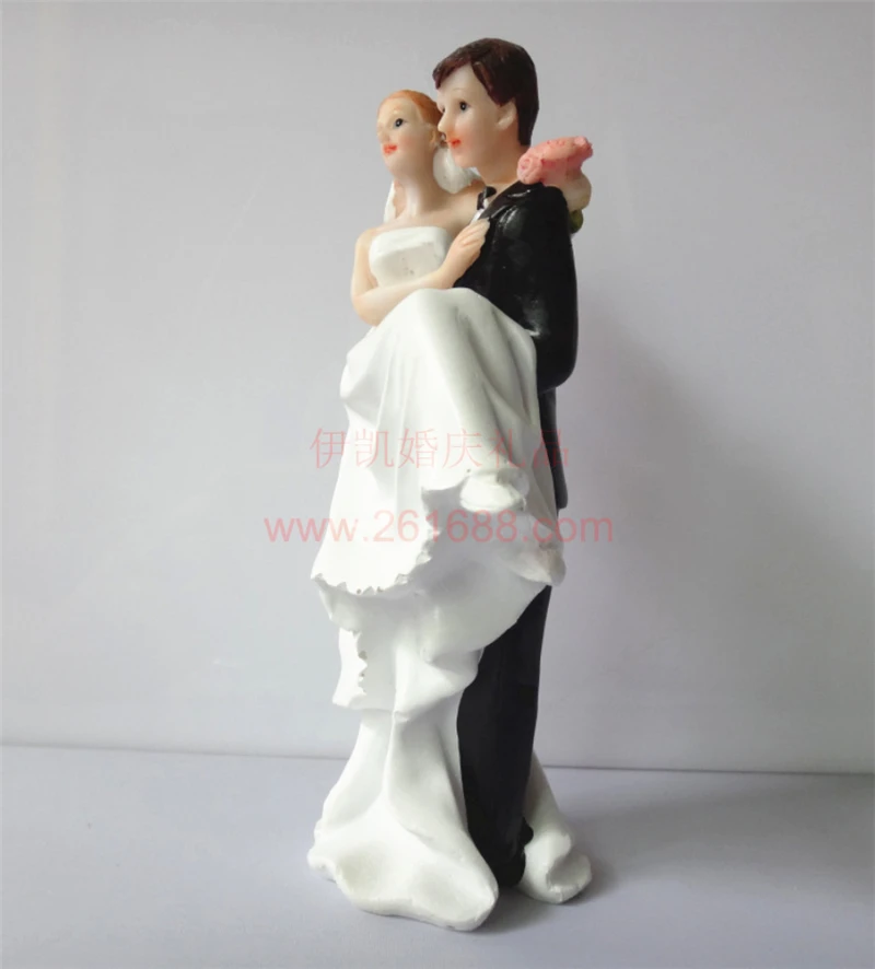 Романтические забавные топперы для торта Забавная фигурка из смолы брака
