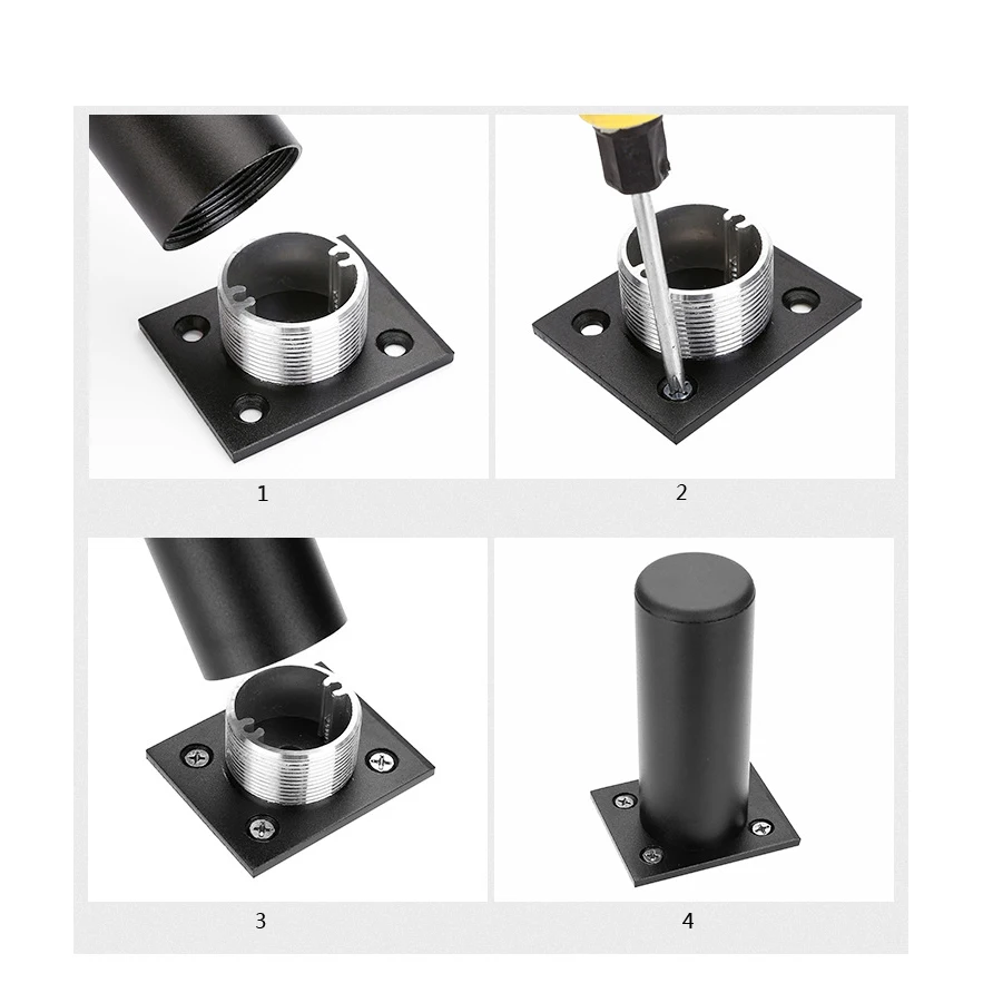 4 шт. регулируемые ножки из алюминиевого сплава для мебели|Мебельные ножки| |