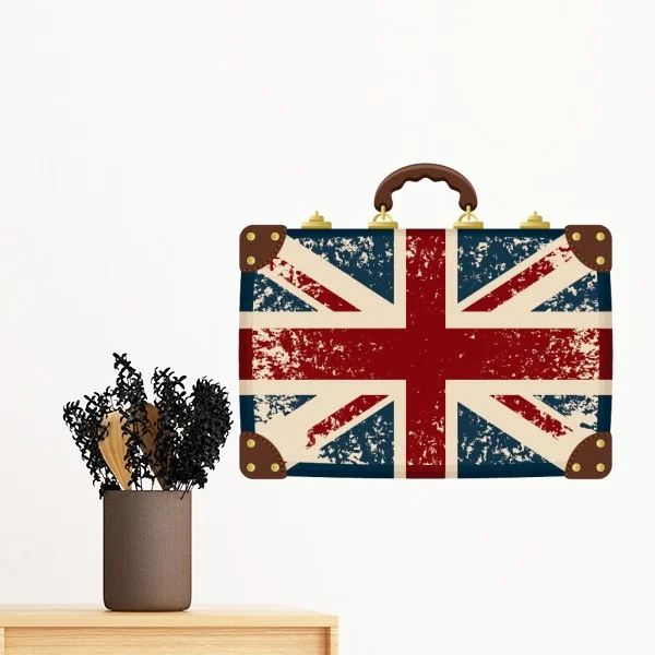 Великобритания Англия Шотландия флаг карта Лондон красный автобус Съемная