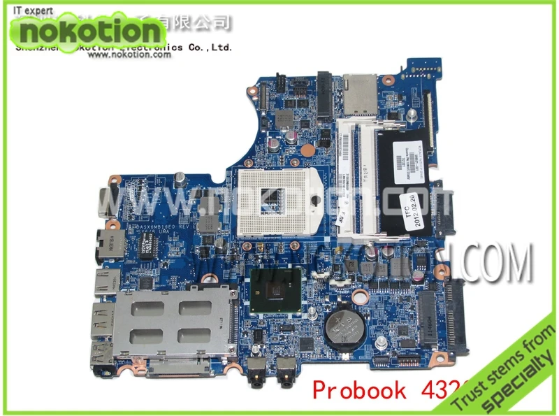 Материнская плата NOKOTION для ноутбука hp probook 4320s 599521-001 HM57 DDR3 | Компьютеры и офис