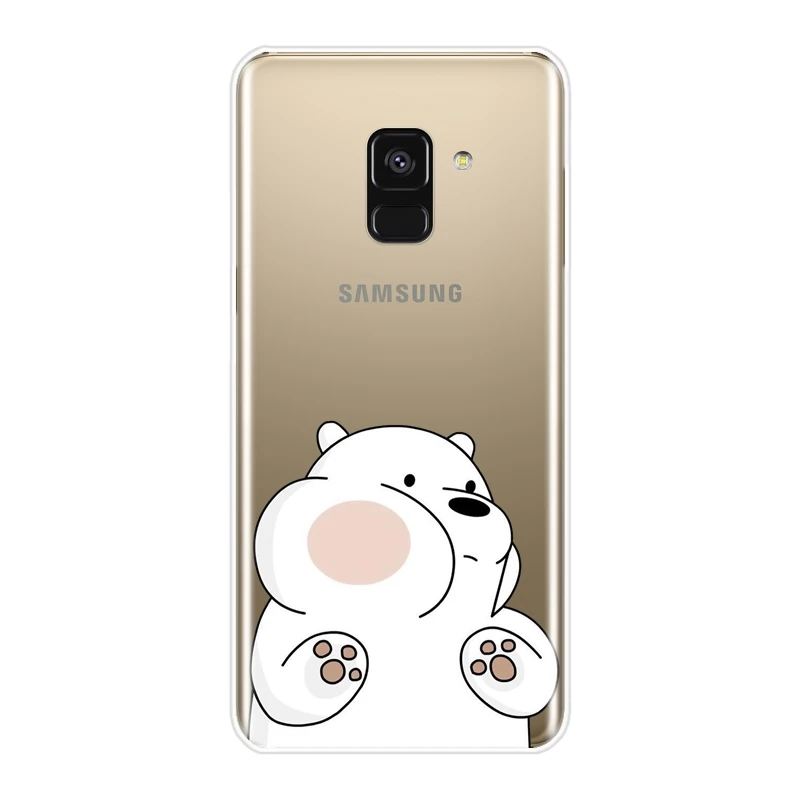 Мы Голые Медведи Мягкий силиконовый чехол для телефона для samsung A6 A8 Plus задняя крышка для samsung Galaxy A3 A5 A7 чехол