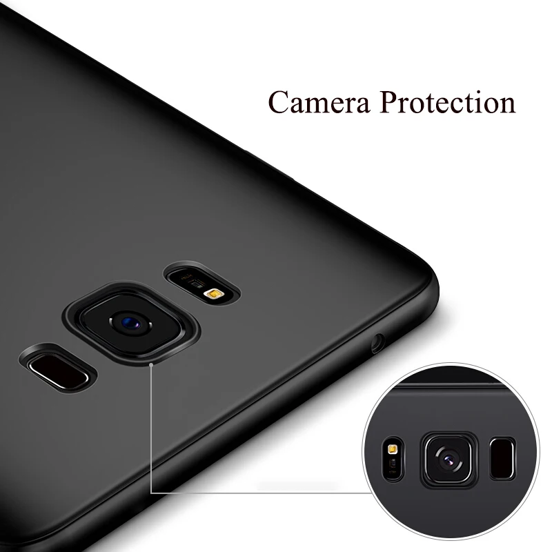 Matte Soft TPU Case For Samsung Galaxy S8 S7 Note 9 Edge S9 Plus Frosted Ultra Silicon Phone Cover | Мобильные телефоны и