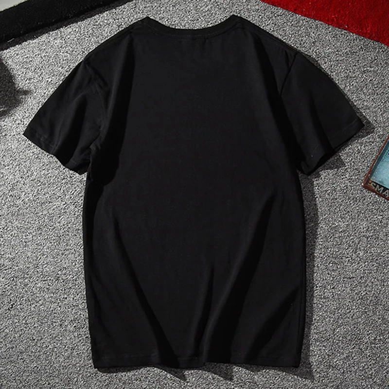 Новое поступление Модная 8xl супер большая летняя эластичная Мужская футболка с круглым воротником и коротким рукавом повседневного размера плюс 2XL3XL4XL5XL-8XL