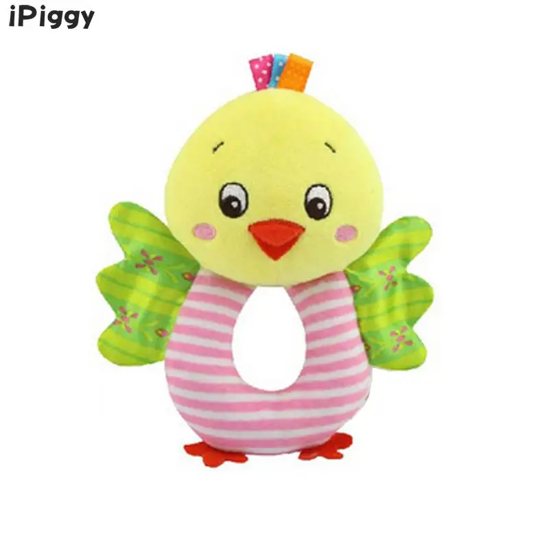 IPiggy детские игрушки для новорожденных Мультяшные животные Сова/слон погремушки