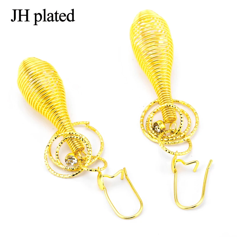 JHplated африканские серьги для женщин золотой цвет Индонезия Нигерия Конго