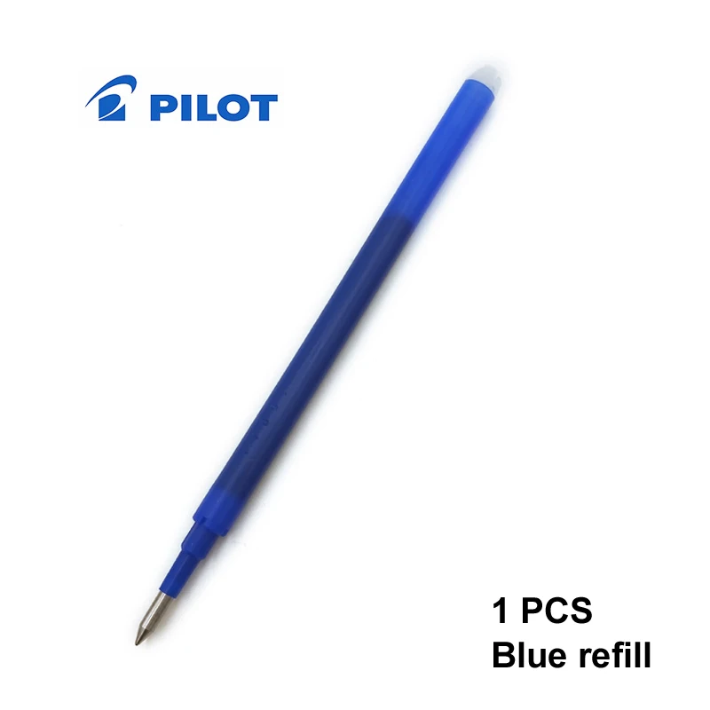 1 PCS blue refill Бренд Pilot FriXion LFB-20EF стираемые гелевые ручки тонкий кончик 0,5 мм черные/синие/красные чернила - Цвет: 1 PCS blue refill