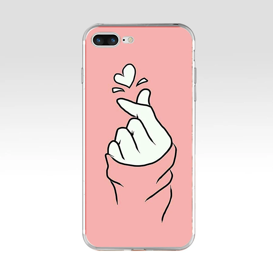 Забавный Мягкий чехол из ТПУ для iPhone 8 Plus прозрачный силиконовый | Мобильные