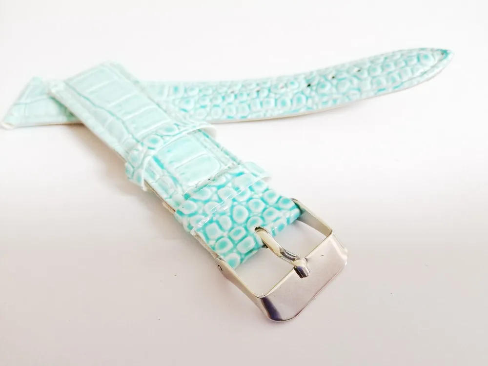 

Hot 12colors wholesale watchbands 18MM20MM watch strap snakeskin grain watchband electronic belt for hours for
