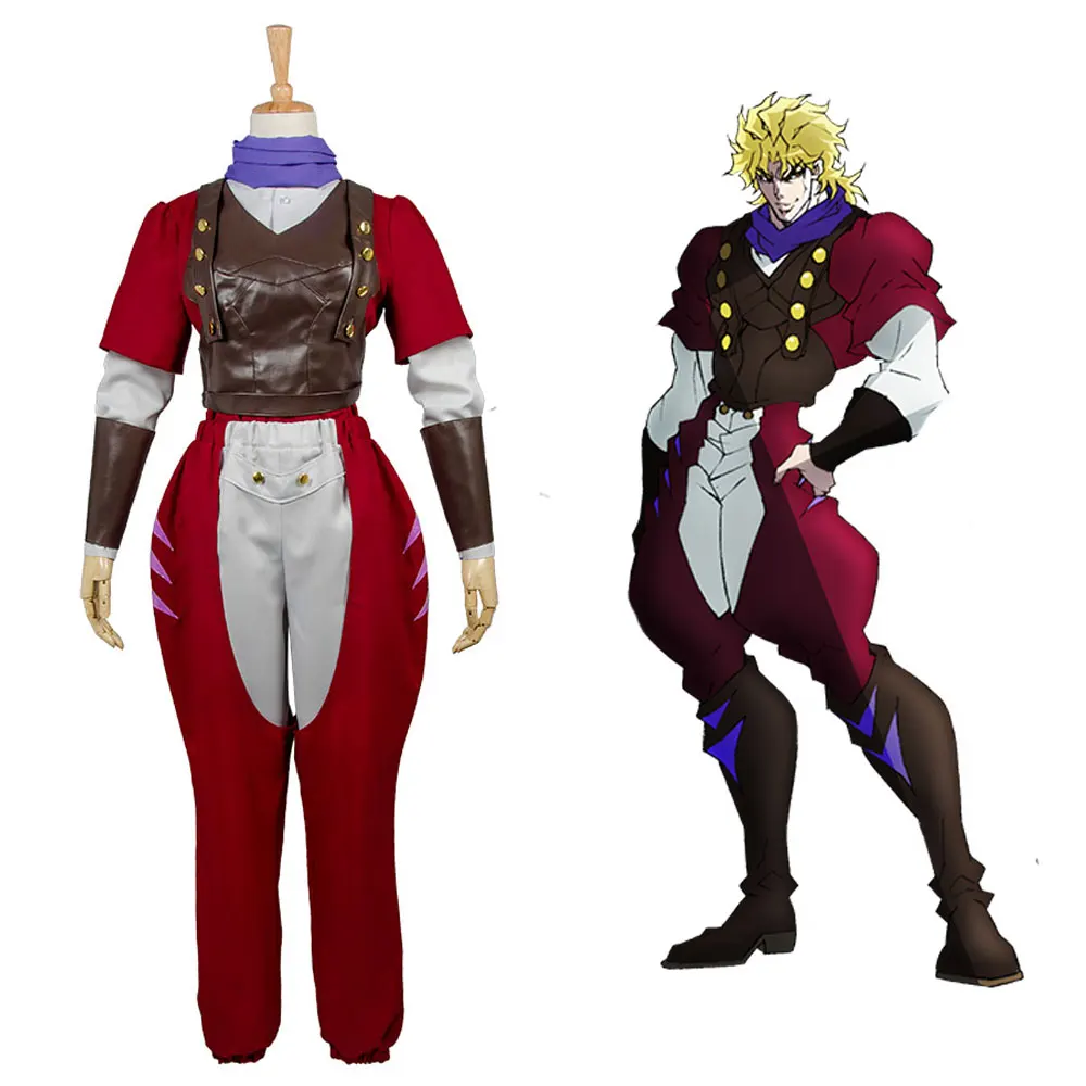 

Костюм для косплея Джоджо из невероятных приключений PB Dio Brando Phantom Eyes of Heaven с глазами крови костюм на Хэллоуин карнавал для женщин и мужчин по...