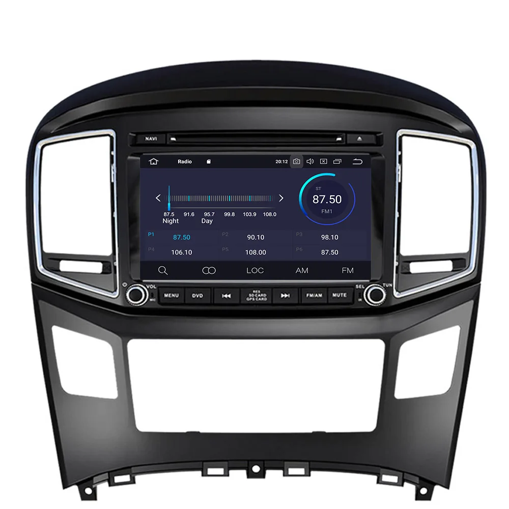 Автомобильный DVD плеер Android 9 0 4 Гб 32 ГБ 8 ядер GPS карта RDS радио Wi Fi Bluetooth для HYUNDAI H1 Grand