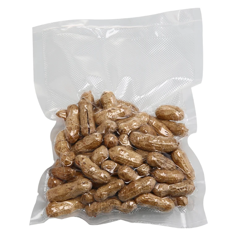 

15*20cm 50Pcs/ Lot Open Top Clear PE Food Vacuum Storage Pouch Heat Seal Embossed Poly Pack Bag For Snack Bean Freezer Packing