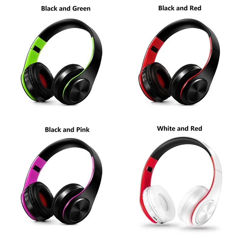 TOPROAD беспроводные Bluetooth наушники Складная стерео гарнитура с микрофоном