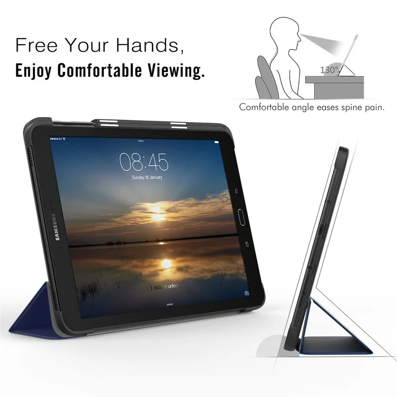 CucKooDo ультратонкий умный чехол-подставка для Samsung Galaxy Tab S3 9 7 дюйма (SM-T820 / T825) +