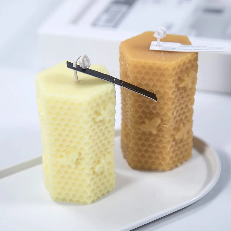 Шестигранная силиконовая форма в виде свечи для рукоделия формы сотового и