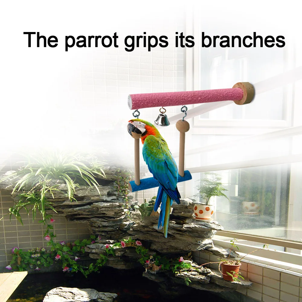 Parrot душ стоячие окуни домашние птицы принадлежности для ванной попугай