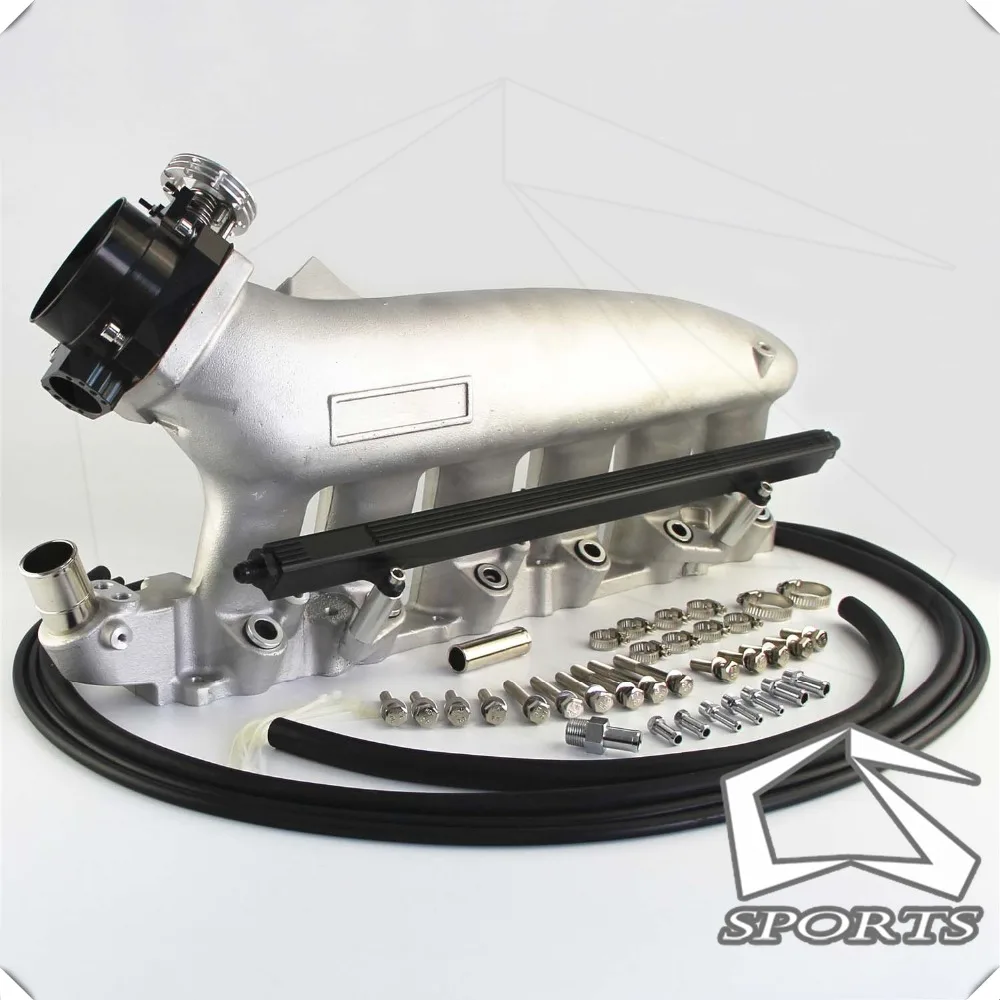 Intake Manifold +Fuel Rail &amp90-85mm Q45 Throttle Body Fits For N*issan R*33 R*32 R*B25DET | Автомобили и мотоциклы