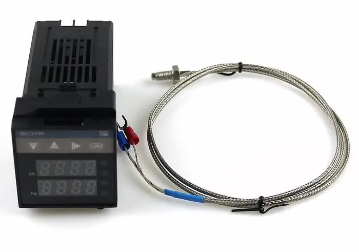 

REX-C100FK02-V * контроллер температуры солнечной батареи, релейный выход термостата SSR 0 ~ 400 с выходом термопары 1 м K SSR