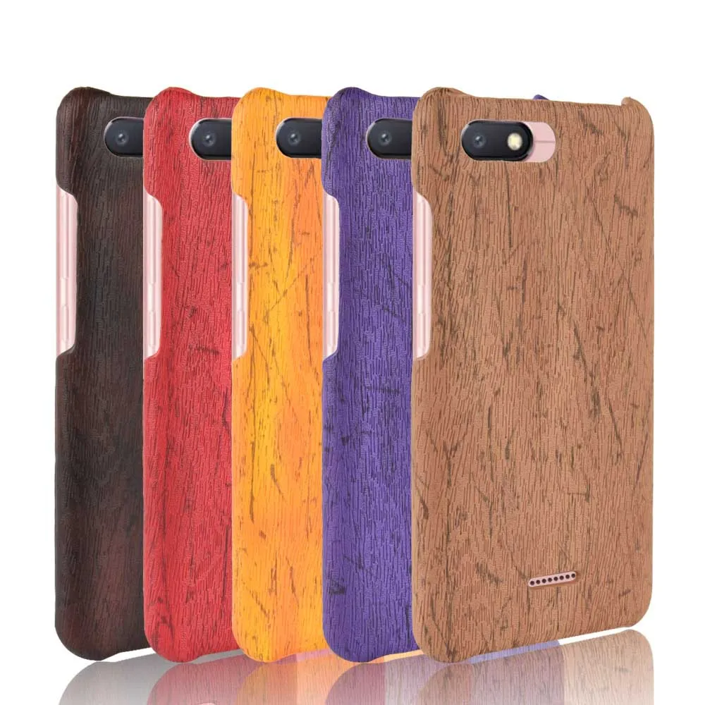 

SUBIN New phoneCase For Xiaomi mi redmi 6A 5.45" Retro wood grain Mobile phone Back Cover Protective Phone Case for redmi6A