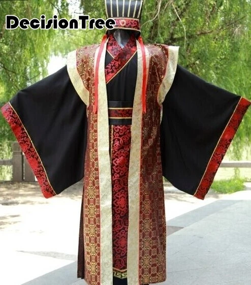 Форма для Кунг фу китайская традиционная мужская одежда костюмы Tang dragon древний император костюмы для мужчин сценическое представление
