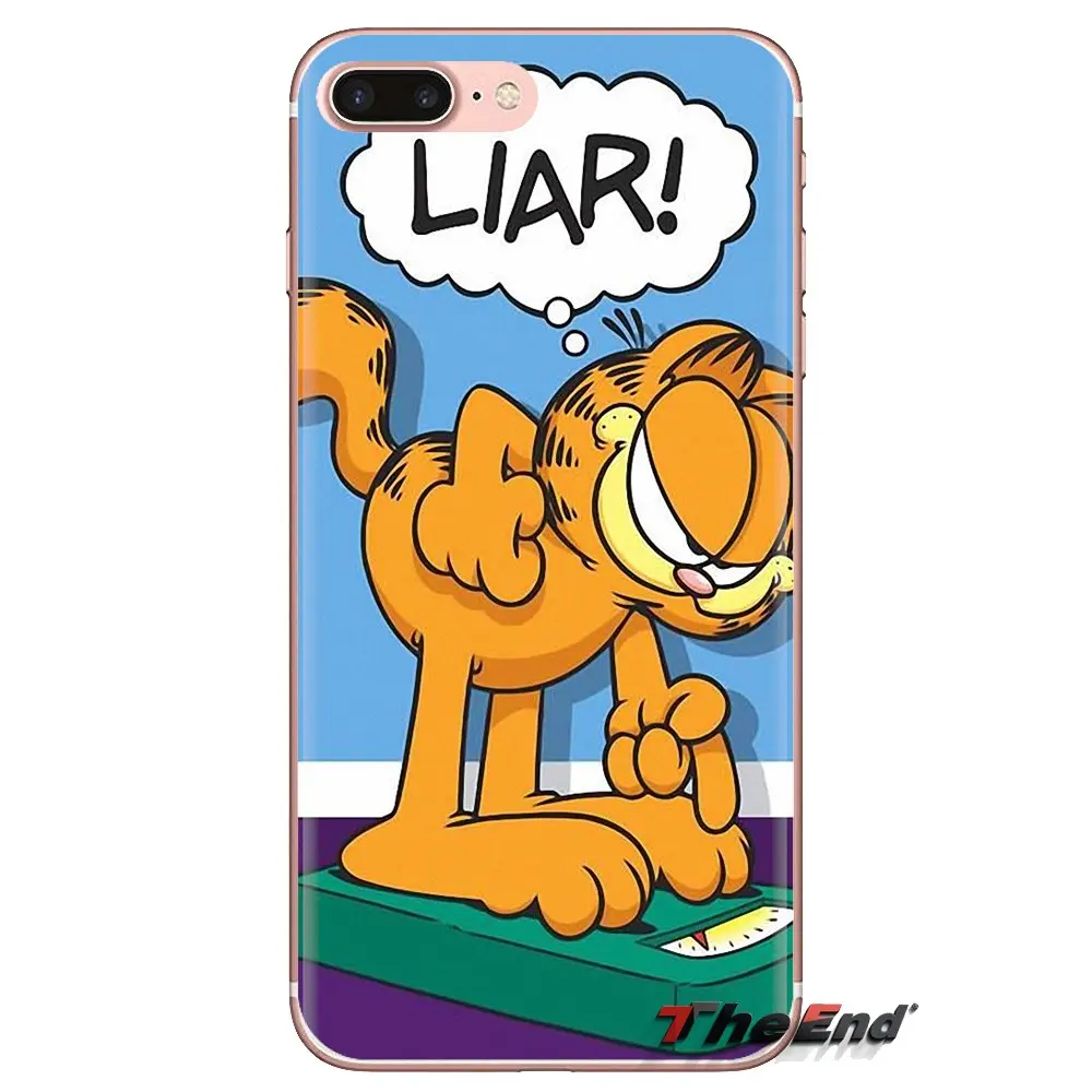 Силиконовый чехол для Xiaomi Redmi 4A S2 Note 3 3S 4 4X5 Plus 6 7 6A Pro Pocophone F1 Take a BERRY Break cartoon Garfield Cat |