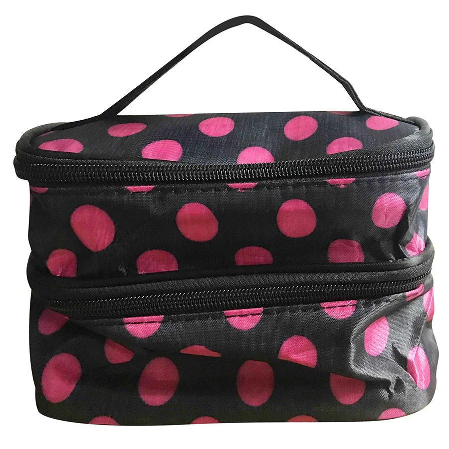 Double layer travel Cosmetic bag for makeup organizer Beauty Bag Large capacity storage handbag toiletry US | Красота и здоровье