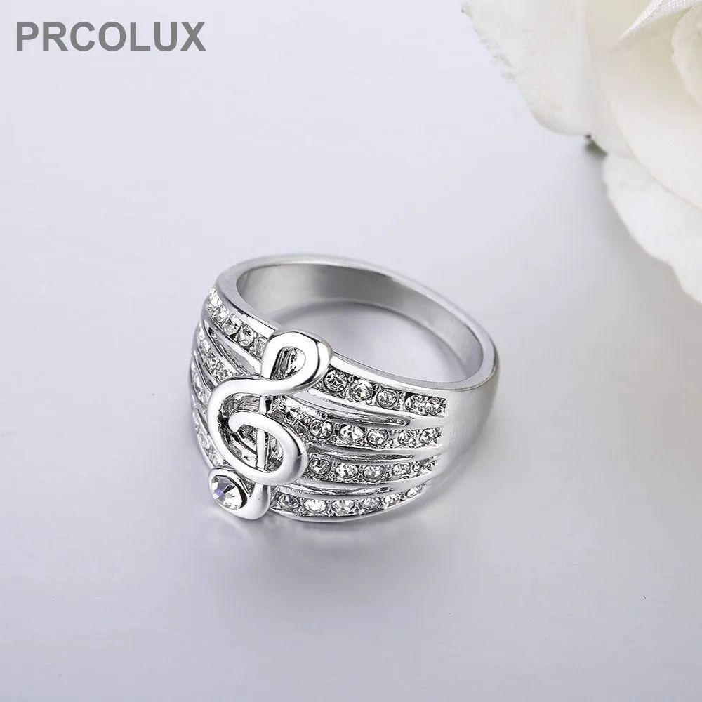 PRCOLUX модная одежда для девочек обручальное кольцо кольца Для женщин Кристалл