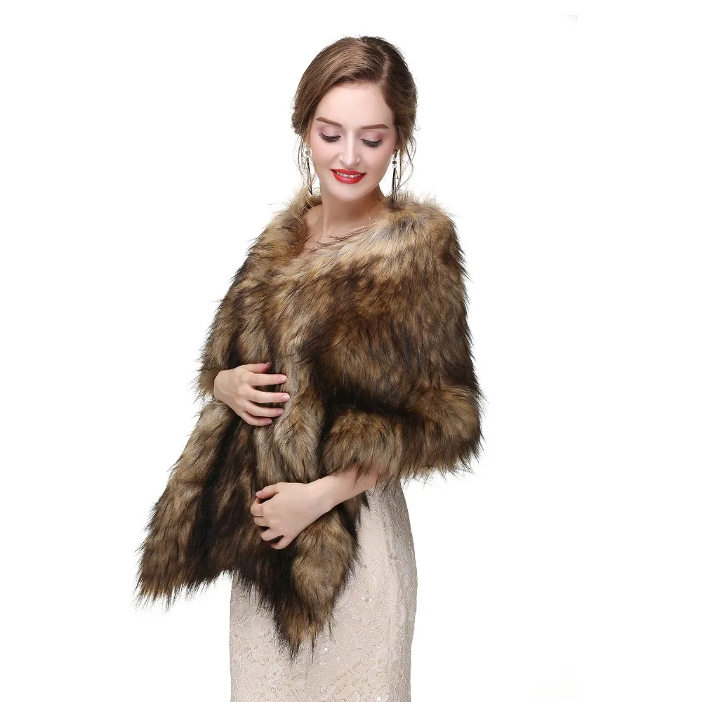 Женское свадебное пальто Forevergracedress элегантное мягкое болеро из искусственного