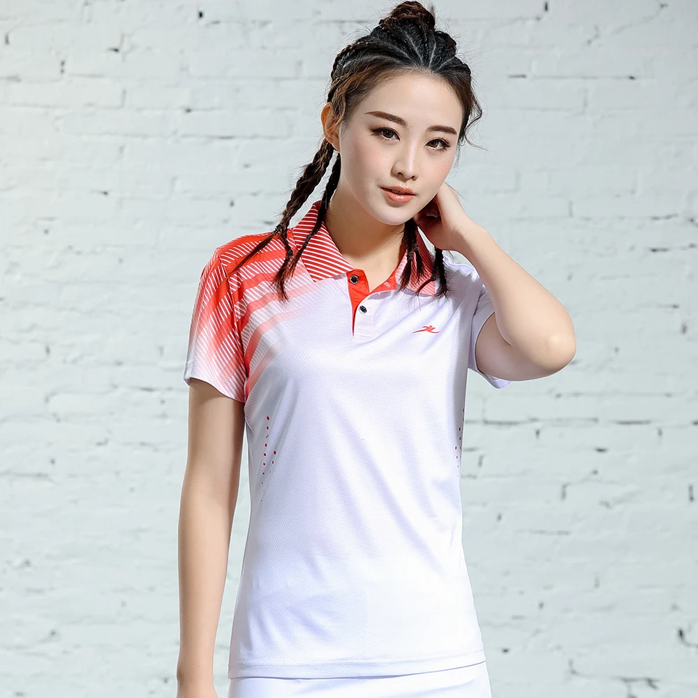 Woman 1 shirts Новые рубашки для бадминтона мужские/мужские, быстросохнущие спортивные футболки, рубашки для настольного тенниса, рубашки для тенниса 2622 - Цвет: Woman 1 shirts