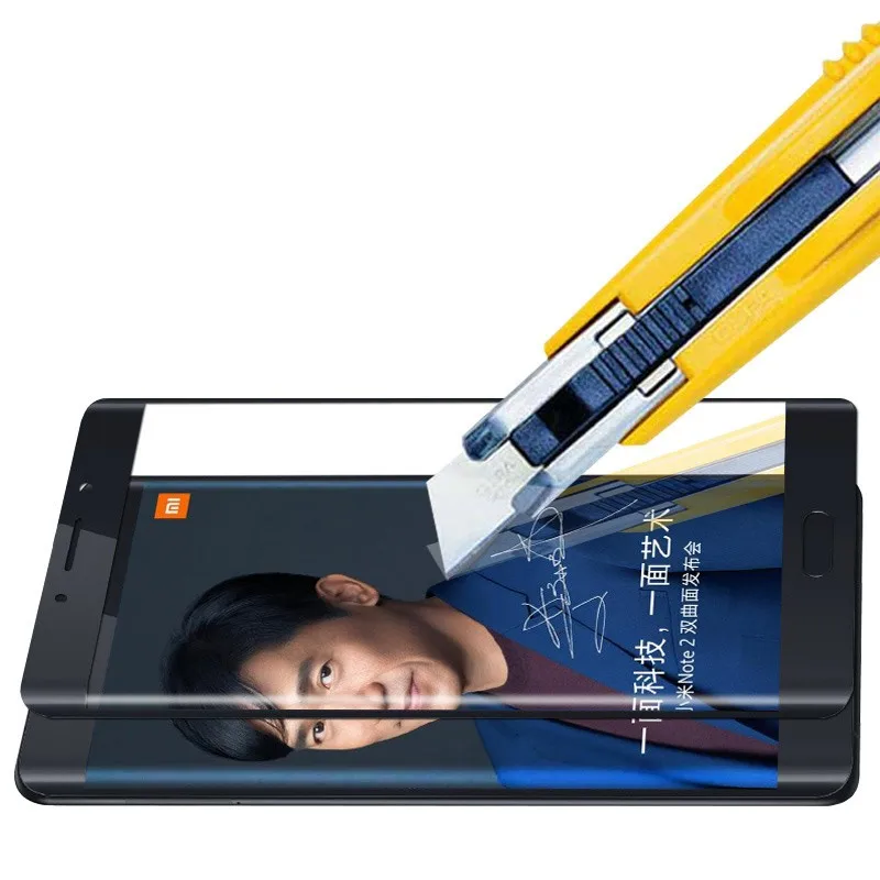 Для Xiaomi Mi Note 2 закаленное стекло полный экран 3D изогнутая крышка взрывозащищенный чехол с защитной пленкой для экрана для Xiaomi Mi Note 2