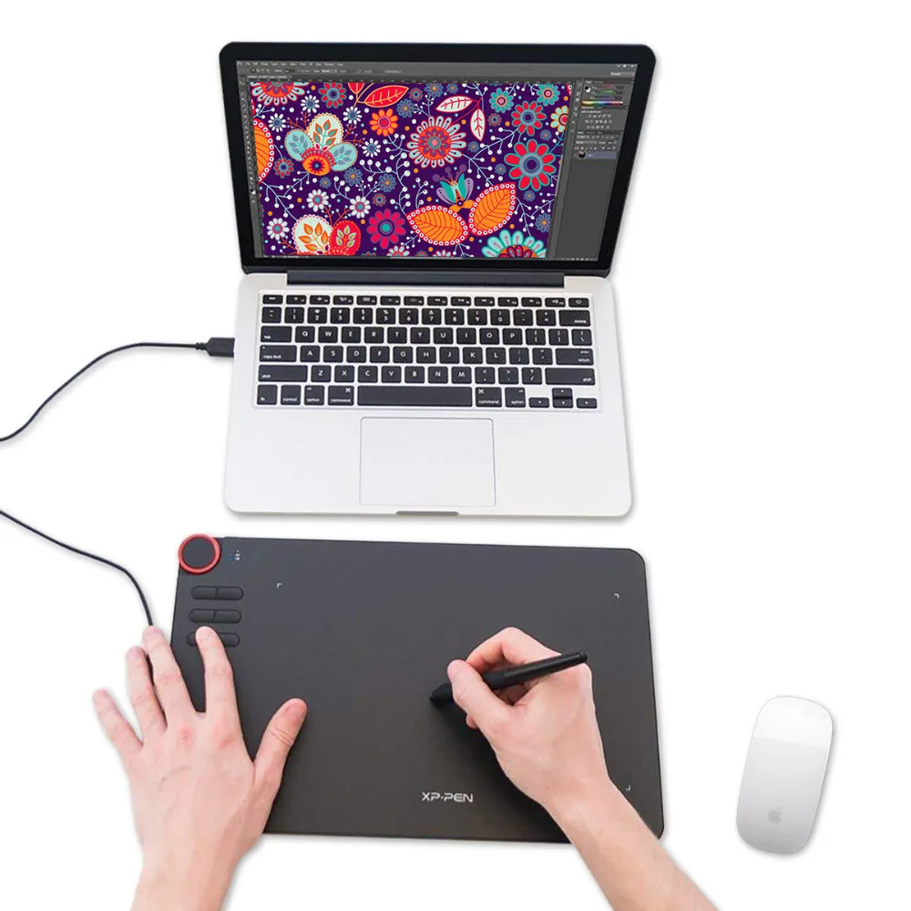 XP Pen цифровой графический планшет Deco 03 беспроводной 2,4G графический планшет для рисования 8192 уровень батареи- Прямая