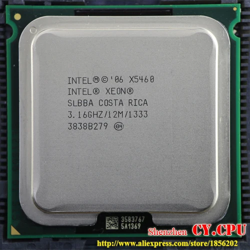 Процессор Intel Xeon X5460 3 16 ГГц/12 м/1333 близкий к LGA771 Core 2 Quad Q9750 cpu работает на