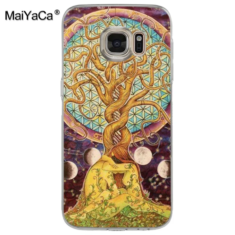 Роскошный чехол для samsung galaxy s8 s7 edge s6 plus s5 s9 с изображением мандалы и чакры MaiYaCa |