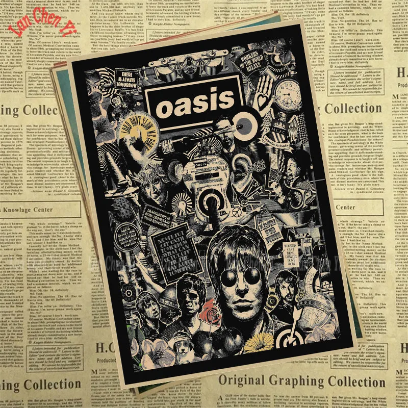 Серия OASIS, 2 ремешка, Классическая ностальгическая матовая крафт-бумага, плакат для кафе, креативная настенная бумага, украшение интерьера - Цвет: Прозрачный