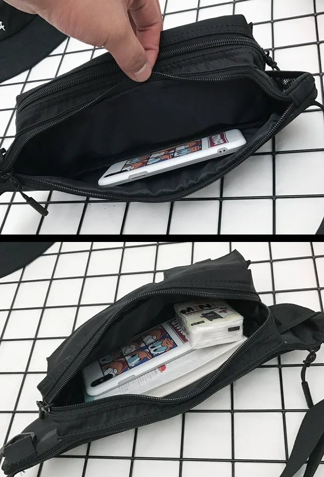 Для Мужчин Спортивная Сумка Талии несколько карманов Оксфорд Водонепроницаемый