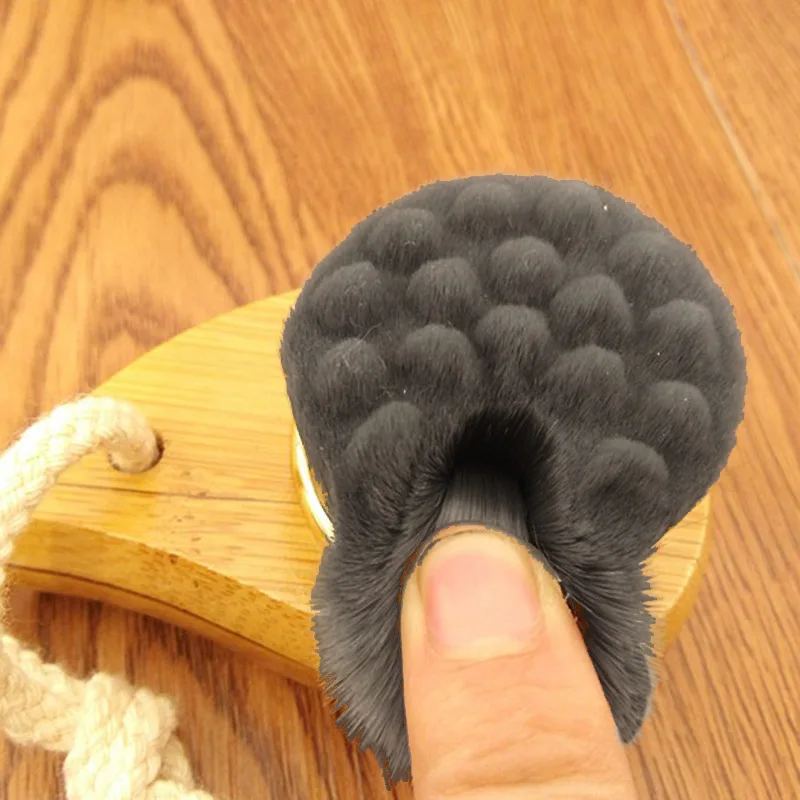 Лучший бамбуковый уголь мягкая волоконная щетка для мытья лица глубокое