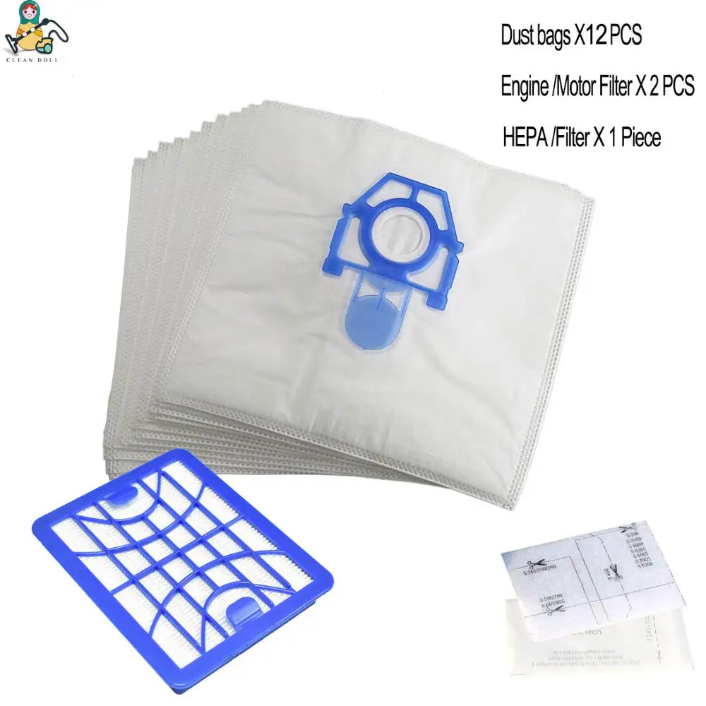 ZLM-DB-COM-18PK 16-Pack мешка для пыли-1 шт. HEPA фильтр для ZELMER пылесос ODYSSEY Кобра clarris 49,4000 ZVC100B ZMB02K ZVCA050H аксессуары - Цвет: ZLM-DB-COM-18PK