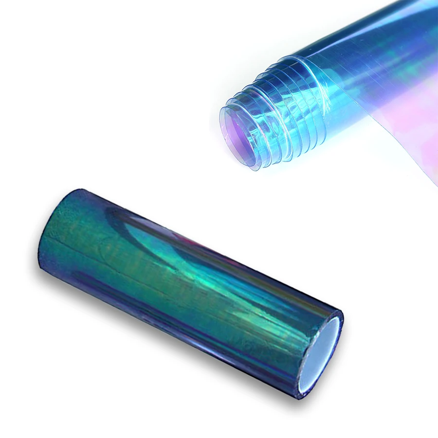 Виниловая Затемняющая пленка-хамелеон цветная голубая лампа 12 х78 дюймов для