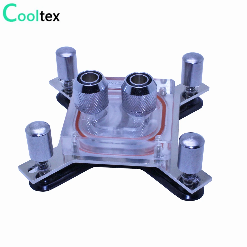 Waterblock-radiador com Bloco de Refrigeração a Água para Processador Intel Lga 775 115x 1366 2011 X99 X79 Diy Ventiladores e resfriadores