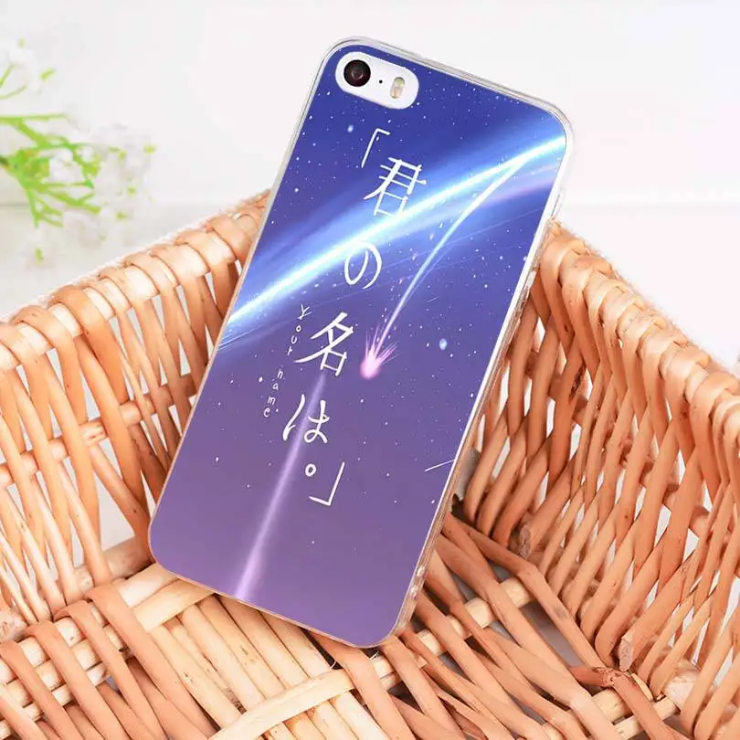 MaiYaCa Kiminonawa ваше имя японское аниме чехол мобильный телефон для iphone 11 pro 8 7 66S PlusX 10 5S