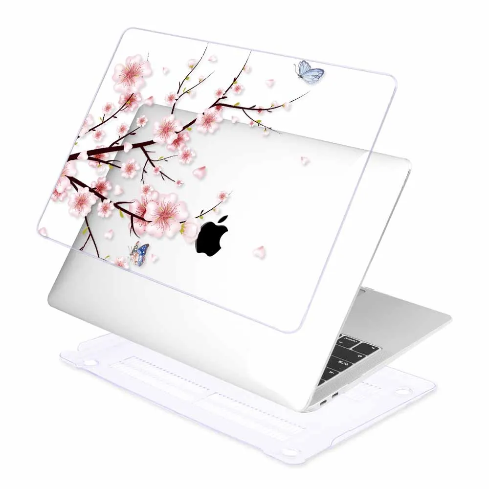 Для Apple MacBook Pro 13 15 дюймов Чехол A1989 A1990 Air 13 дюймов A1932 A1466 чехол для ноутбука с цветочным принтом Жесткий Чехол для клавиатуры - Цвет: Z385