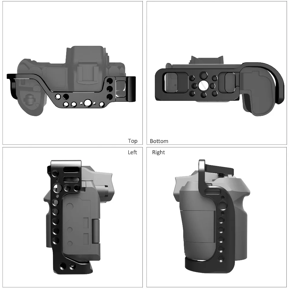 Клетка для камеры SmallRig для Canon EOS R Cage со встроенным Arca Swiss Baseplate Arri, установочное отверстие для холодной обуви-2251