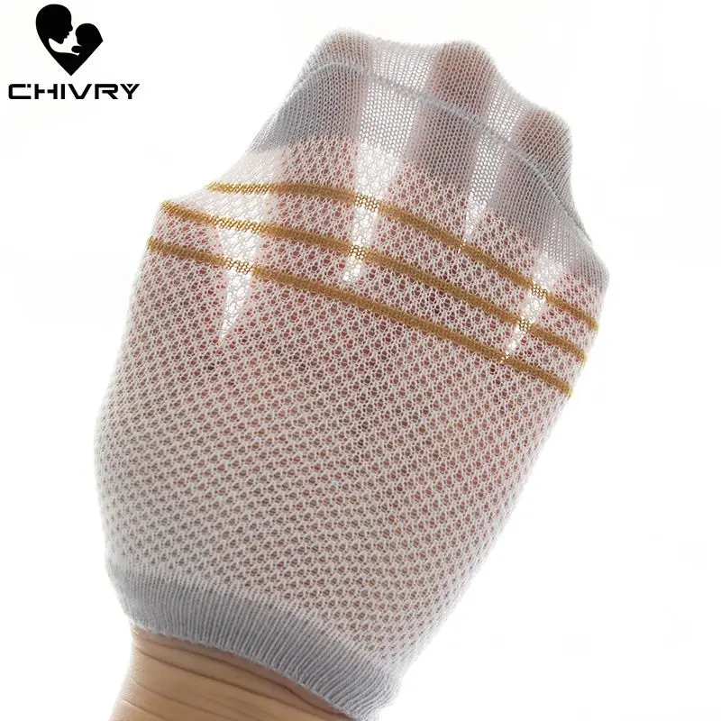 Летние сетчатые тонкие Мультяшные детские носки 5 парт/лот для девочек хлопковые